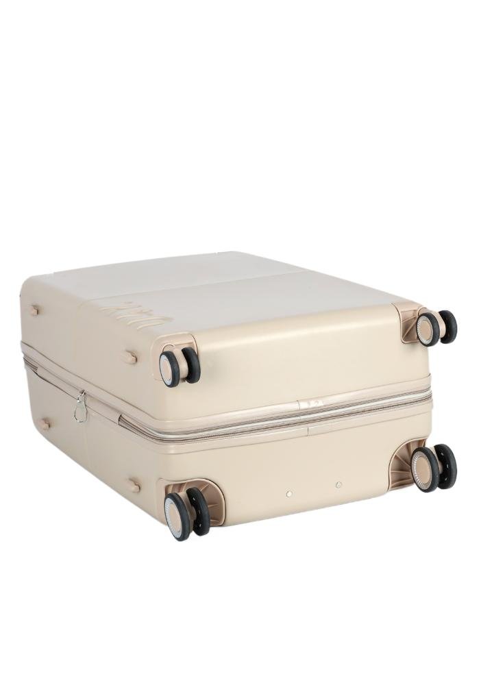 Mala de Viagem Grande Katerini ABS Expansiva Rodas 360 Up4you Bege 10