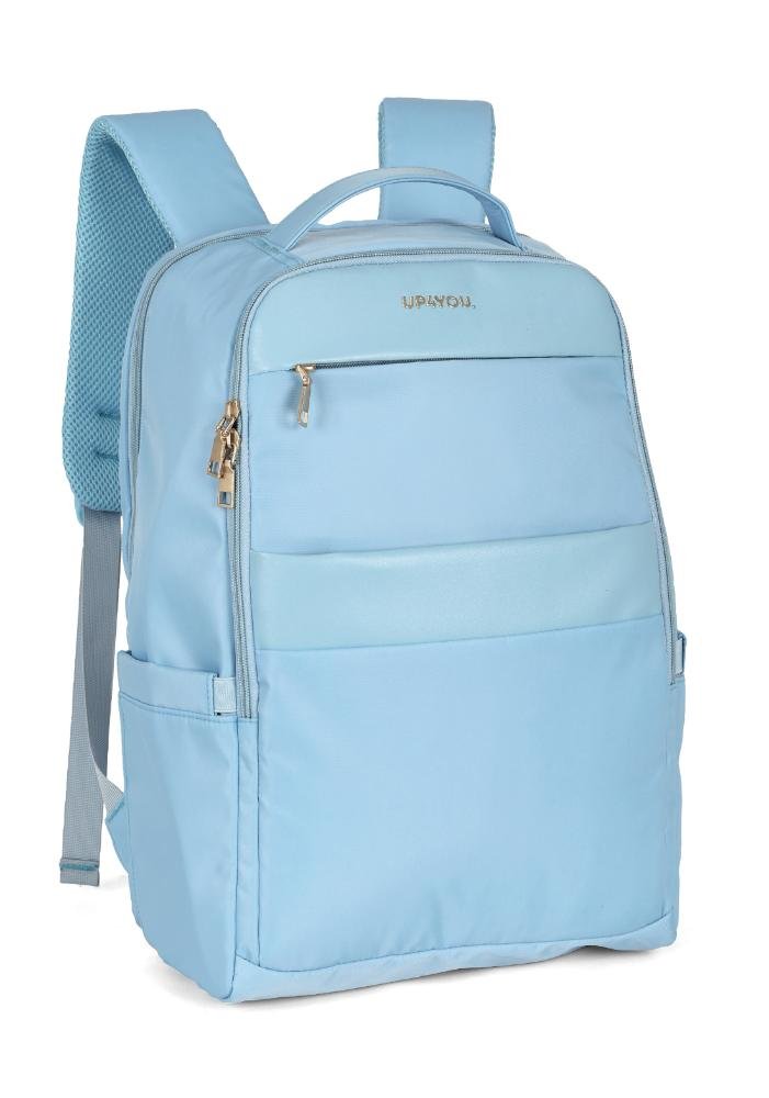 Mochila de Costas Média Executiva Feminina Notebook Up4you Azul 2