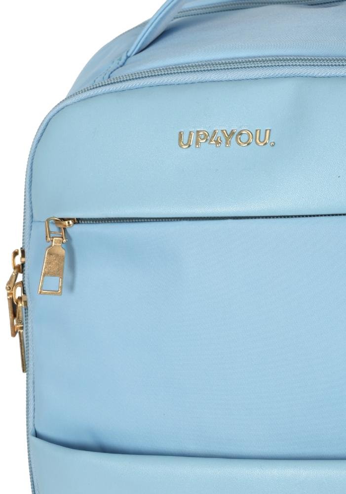 Mochila de Costas Média Executiva Feminina Notebook Up4you Azul 4