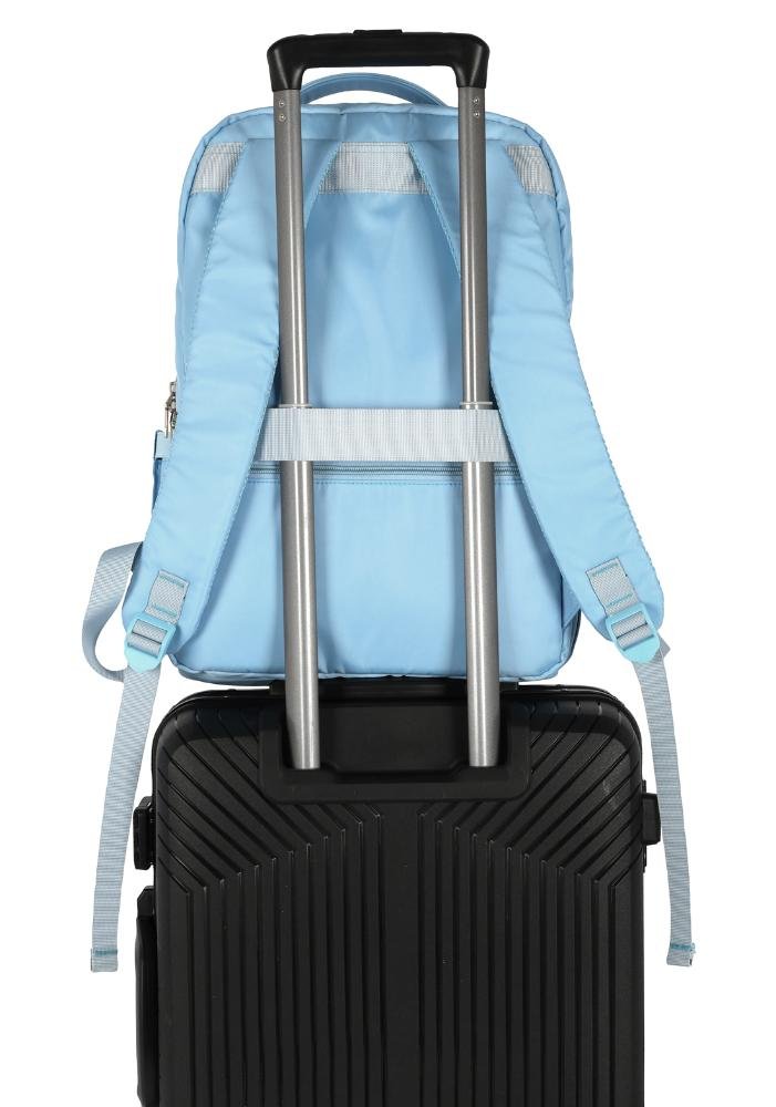 Mochila de Costas Média Executiva Feminina Notebook Up4you Azul 10