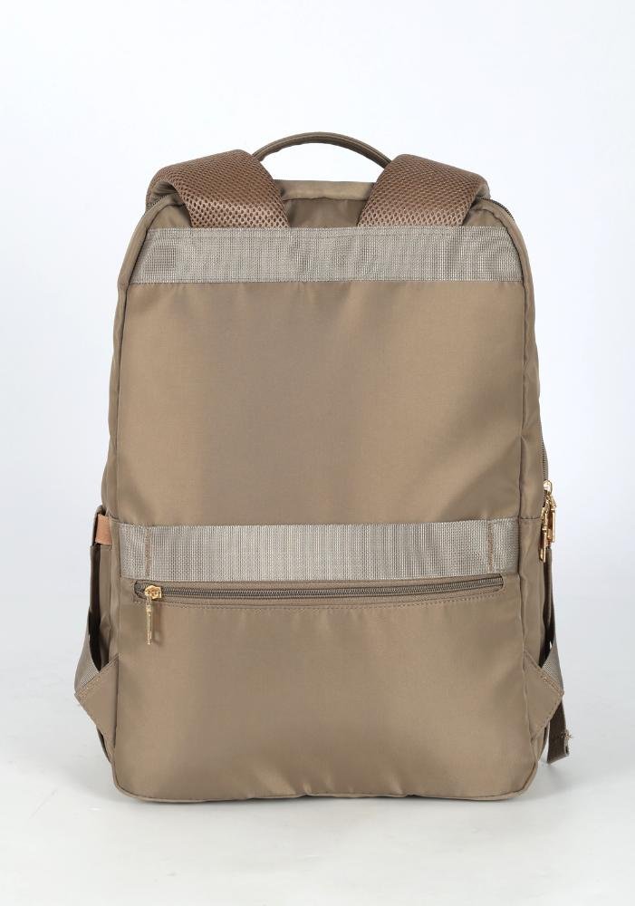 Mochila de Costas Média Executiva Feminina Notebook Up4you Bege 6