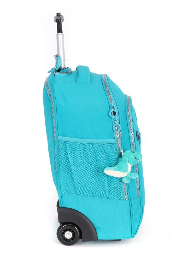 Mochila de Rodinha Costas Juvenil Up4you com Chaveiro Crinkle Verde 6