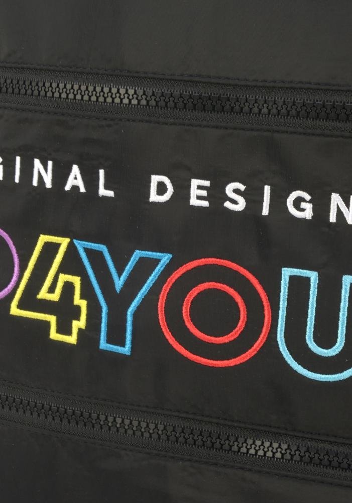 Mochila de Costas Média Juvenil Náilon Notebook Up4you Preto 4