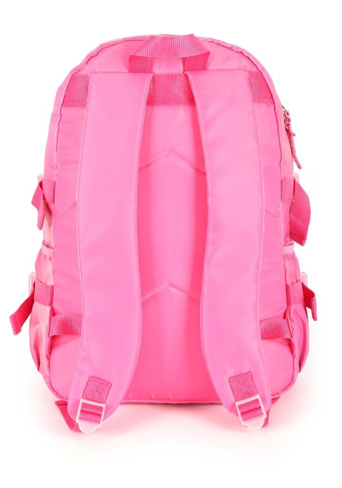 Mochila de Costas Média Juvenil Náilon Coração Notebook Up4you Rosa 6