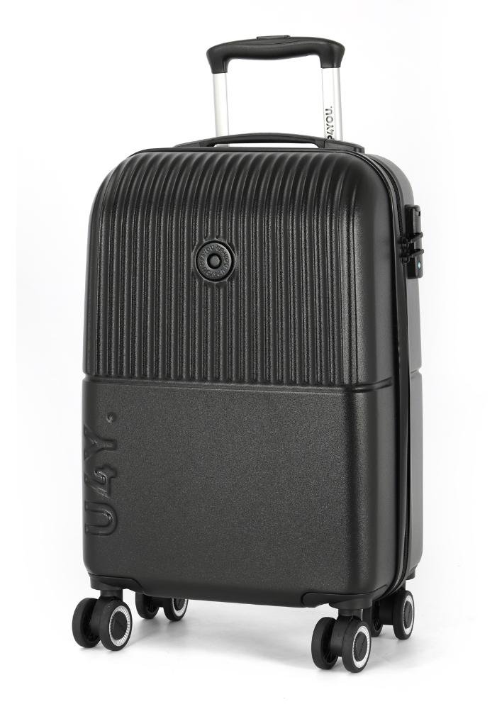 Mala de Viagem Bordo ABS Pop Rodas Duplas 360 Up4you Preto 2