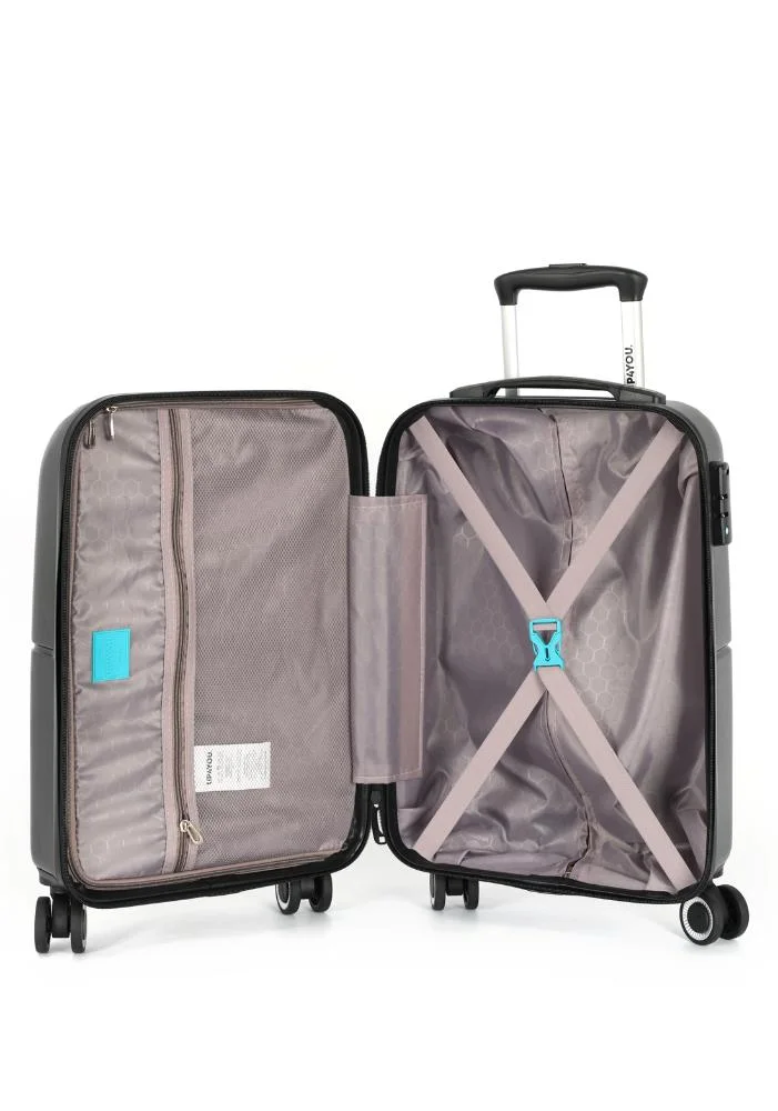 Mala de Viagem Bordo ABS Pop Rodas Duplas 360 Up4you Preto 3