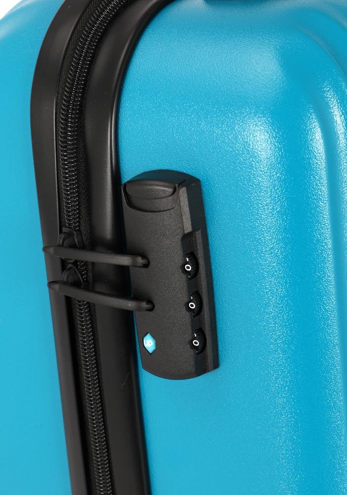 Mala de Viagem Bordo ABS Pop Rodas Duplas 360 Up4you Azul 5