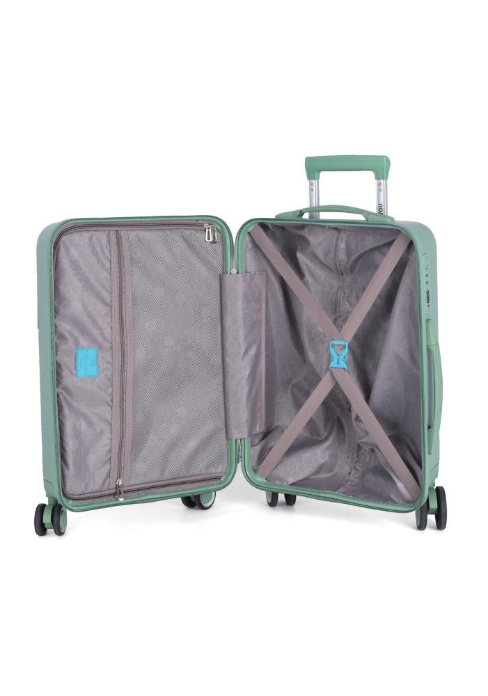 Mala de Viagem Bordo ABS Rolling Rodas Duplas 360 Up4you Verde 3