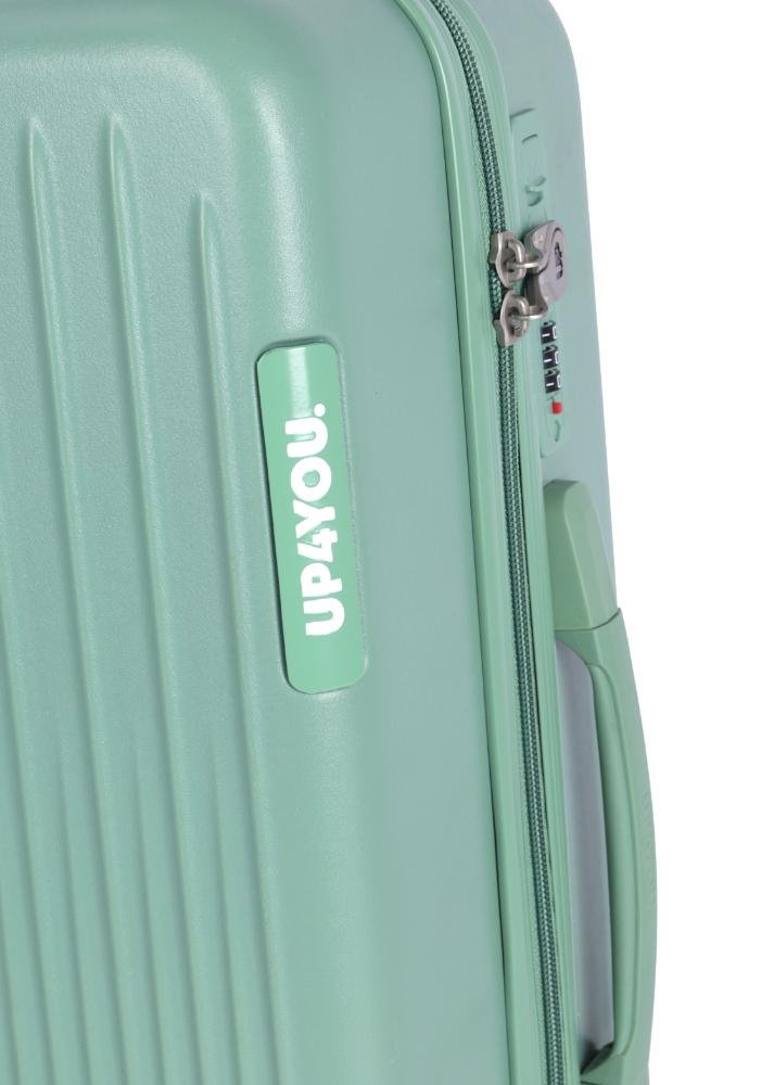 Mala de Viagem Bordo ABS Rolling Rodas Duplas 360 Up4you Verde 4