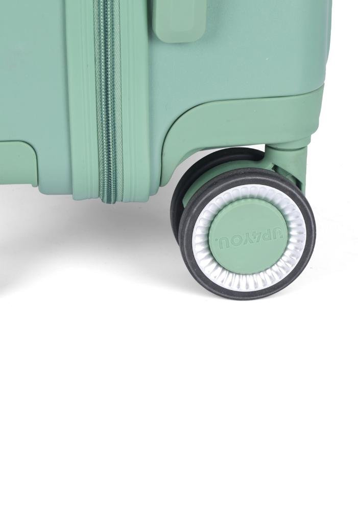 Mala de Viagem Bordo ABS Rolling Rodas Duplas 360 Up4you Verde 9