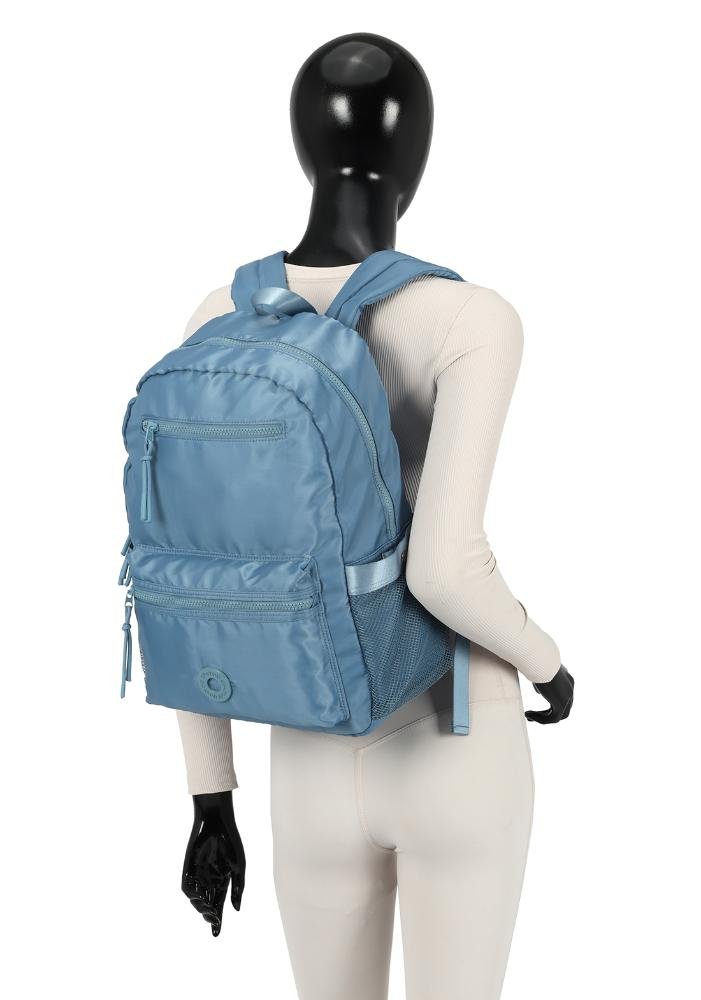 Mochila de Costas Média Juvenil Náilon para Notebook Up4you Azul 7