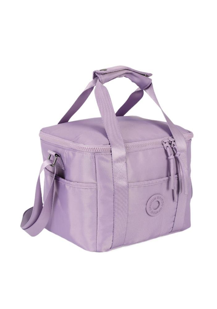 Lancheira Juvenil Média Náilon com Bolsos Up4you Lilás 4