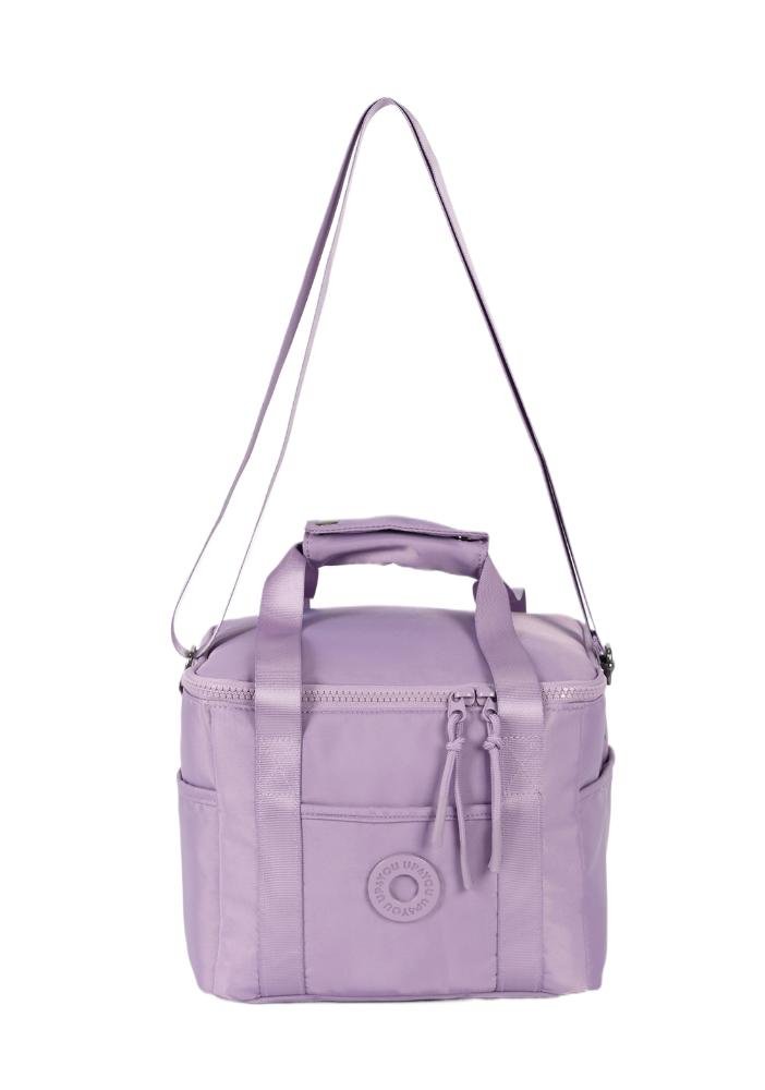 Lancheira Juvenil Média Náilon com Bolsos Up4you Lilás 8