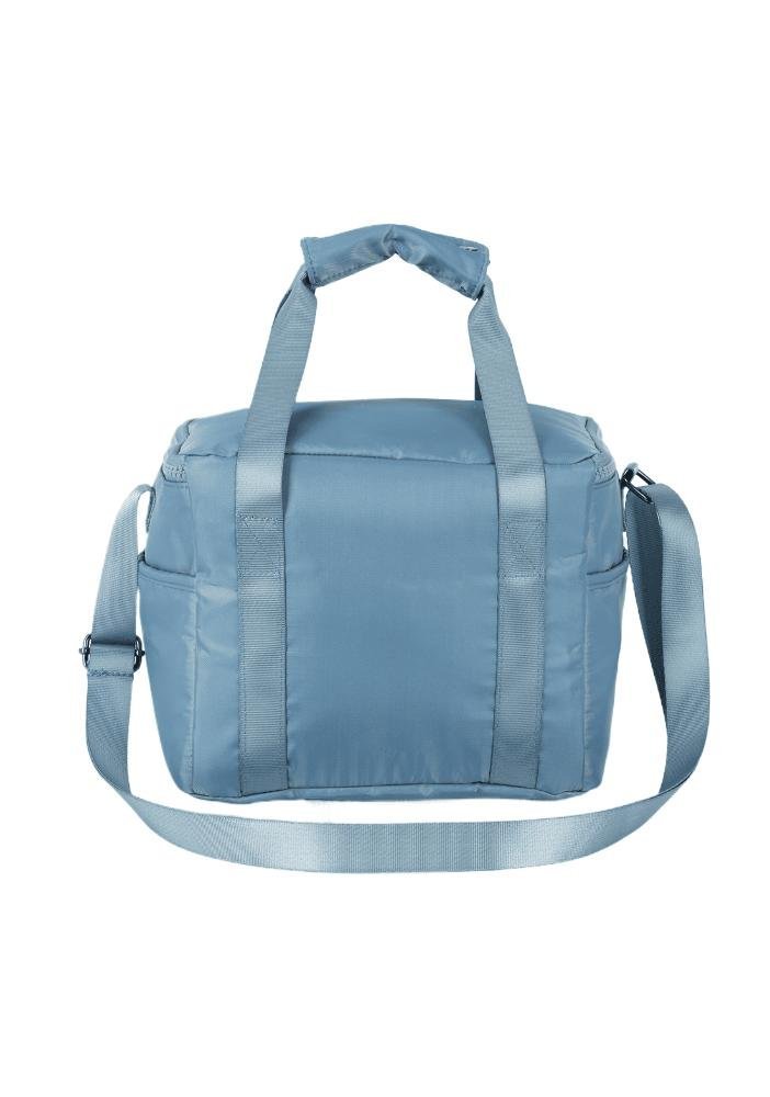 Lancheira Juvenil College Náilon com Bolsos Up4you Azul Claro 3