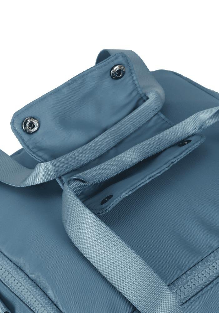 Lancheira Juvenil College Náilon com Bolsos Up4you Azul Claro 5