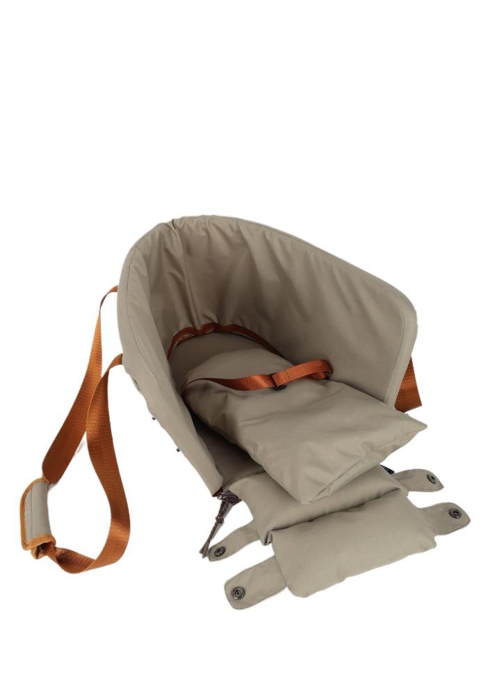 Bag Transversal Pequena Quadrada Up4You Bege 3