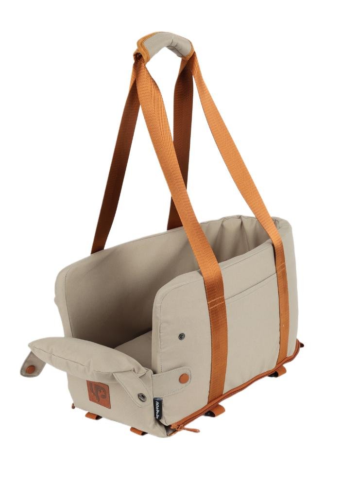 Bag Transversal Pequena Quadrada Up4You Bege 9