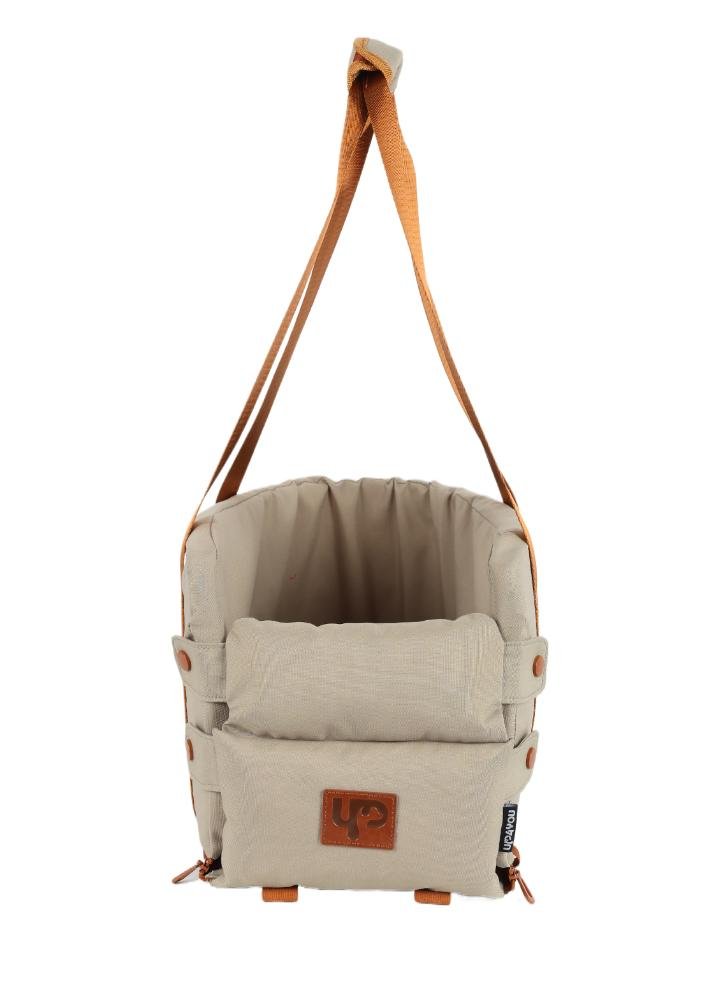 Bag Transversal Pequena Quadrada Up4You Bege 10