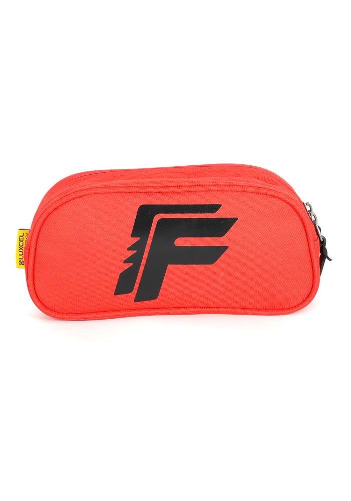 Estojo Duplo Juvenil Médio Free Fire Vermelho 5