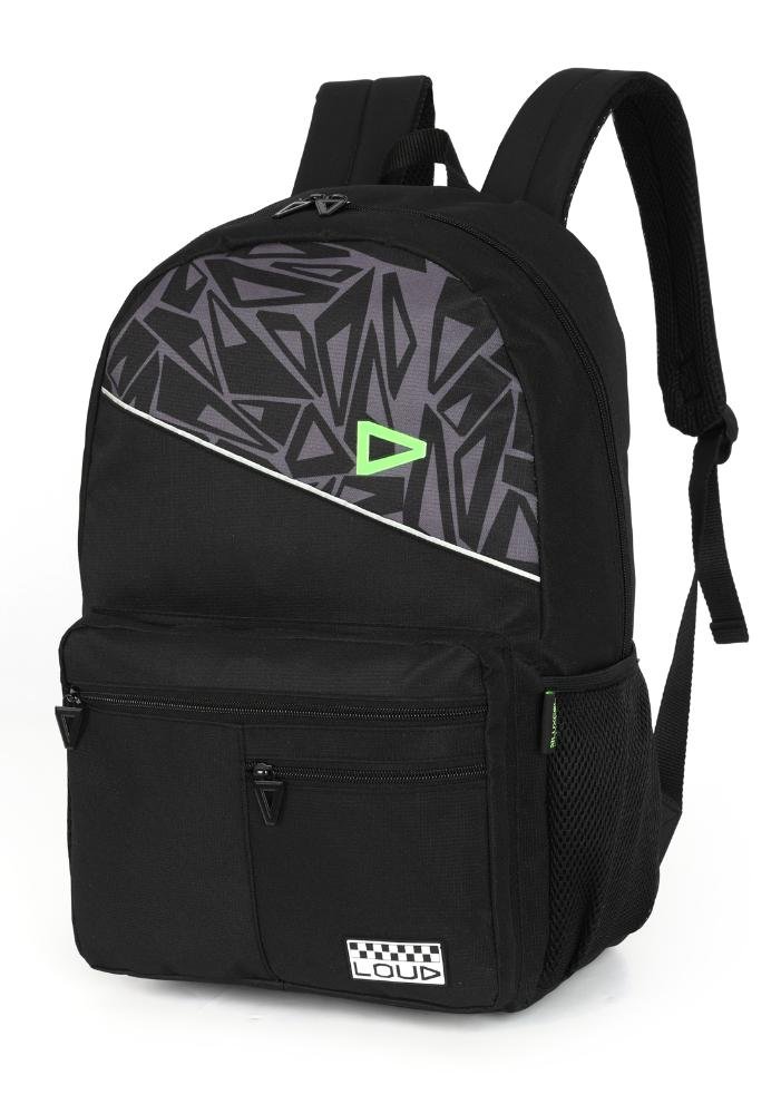 Mochila de Costas Média Juvenil Loud Básica Cinza 2