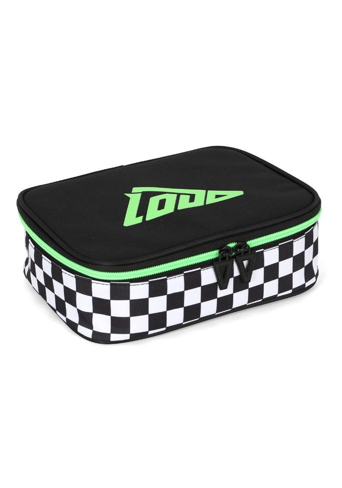 Estojo Box Juvenil Médio 100 pens Loud Green Preto 5