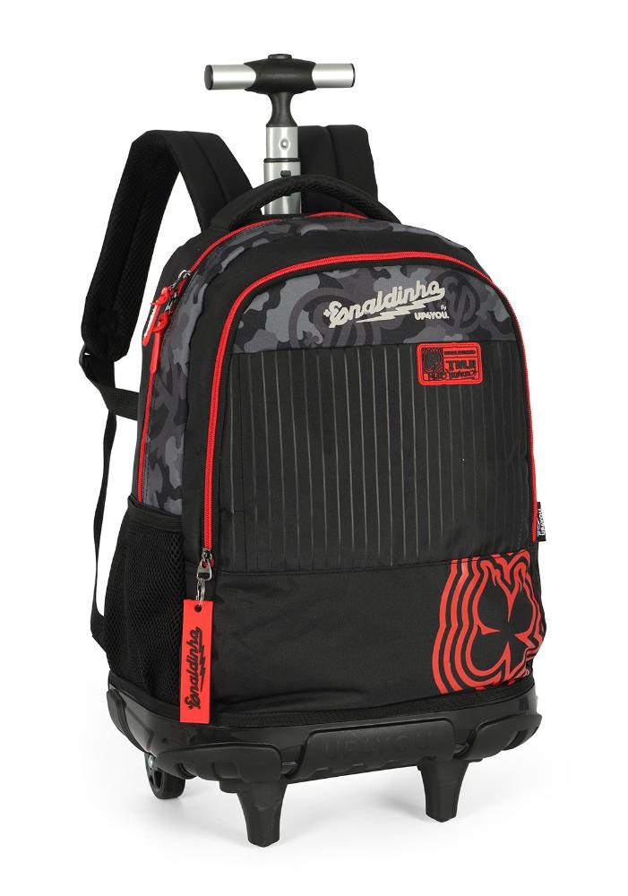 Mochila de Rodinha Juvenil Zap Up4you by Enaldinho  Preto 2