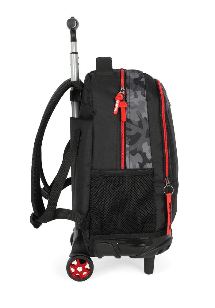 Mochila de Rodinha Juvenil Zap Up4you by Enaldinho  Preto 5