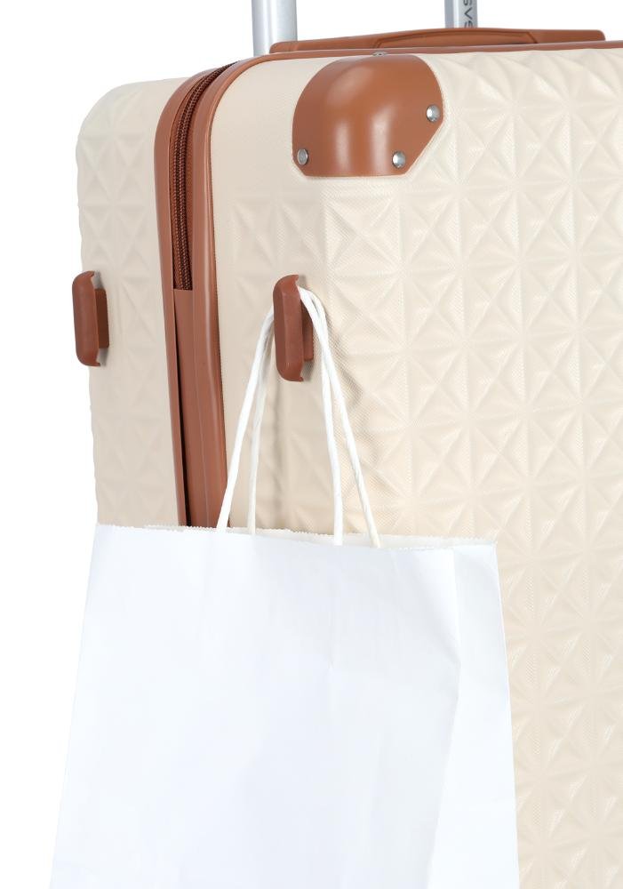 Mala de Viagem Apollo Gash ABS com Rodas 360 Branco 2