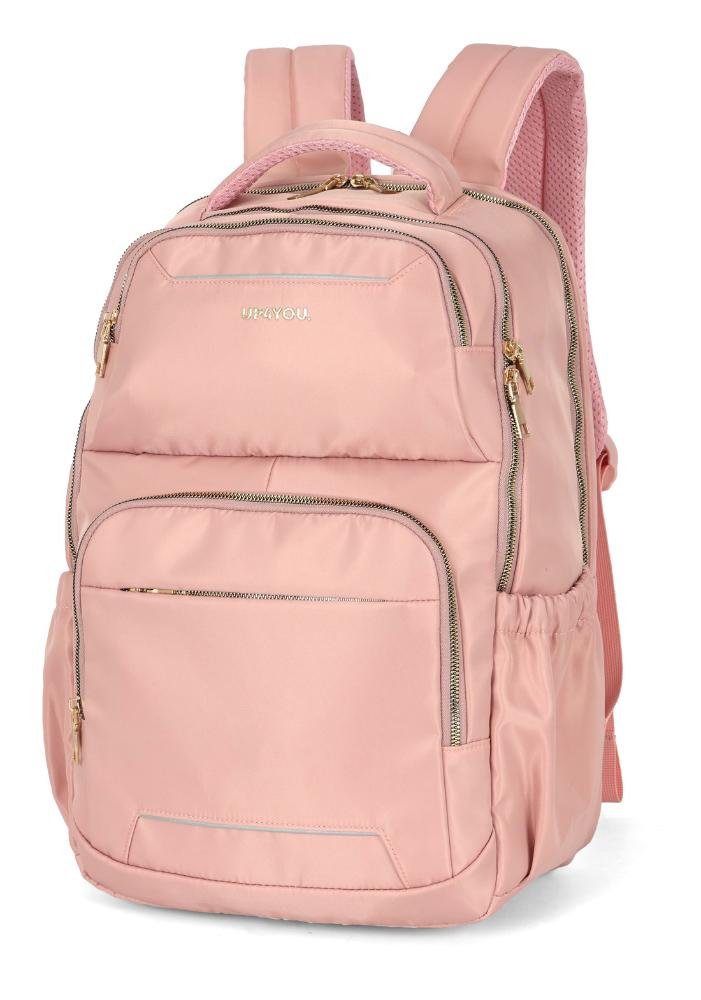 Mochila de Costas Grande Executiva Feminina Notebook Up4you Rose 2