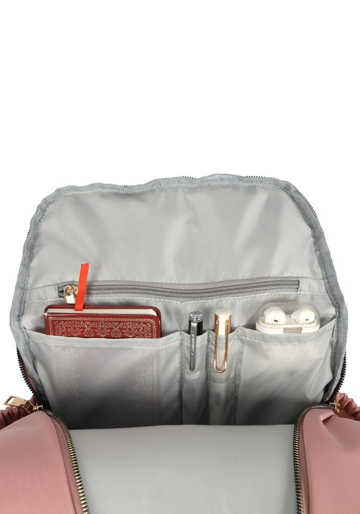 Mochila de Costas Grande Executiva Feminina Notebook Up4you Rose 8
