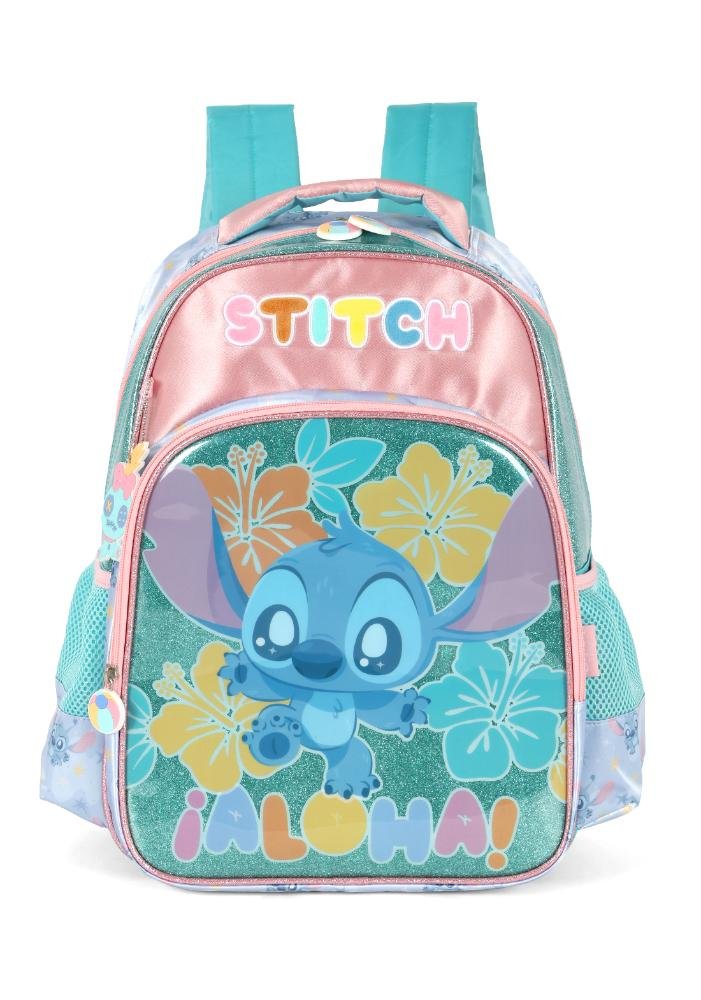 Mochila de Costas Pequena Infantil Aloha Stitch