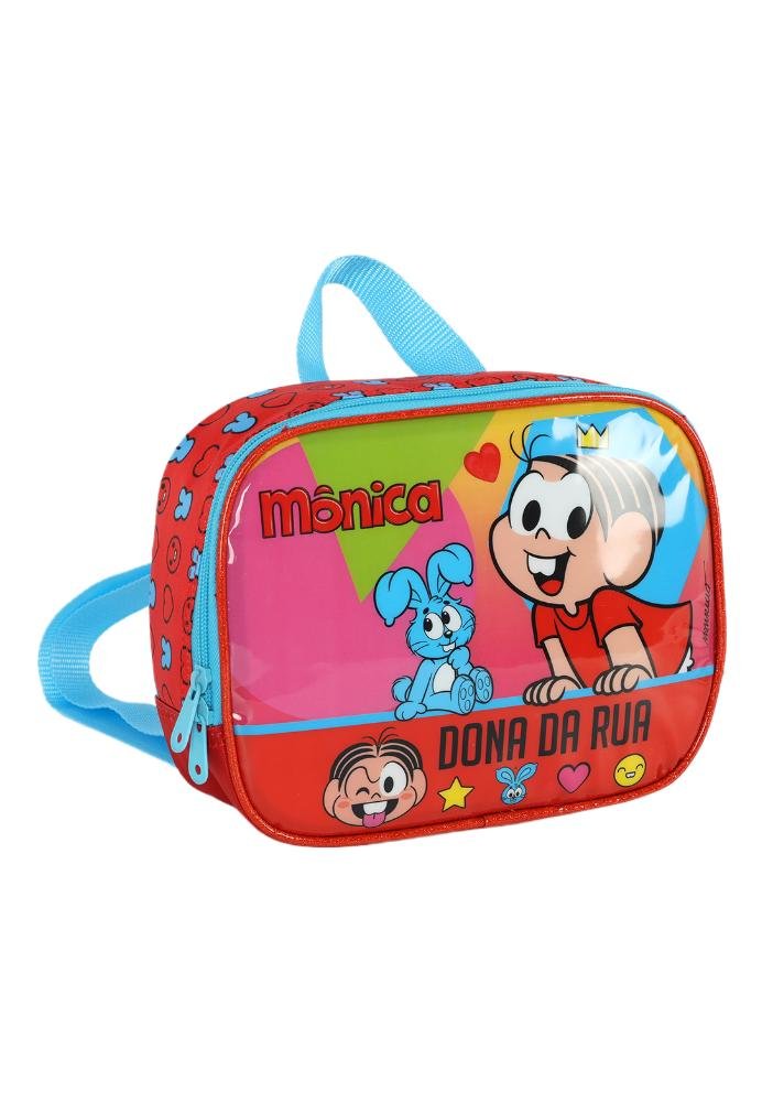 Lancheira Escolar Infantil Turma da Monica Up4you Vermelho 2