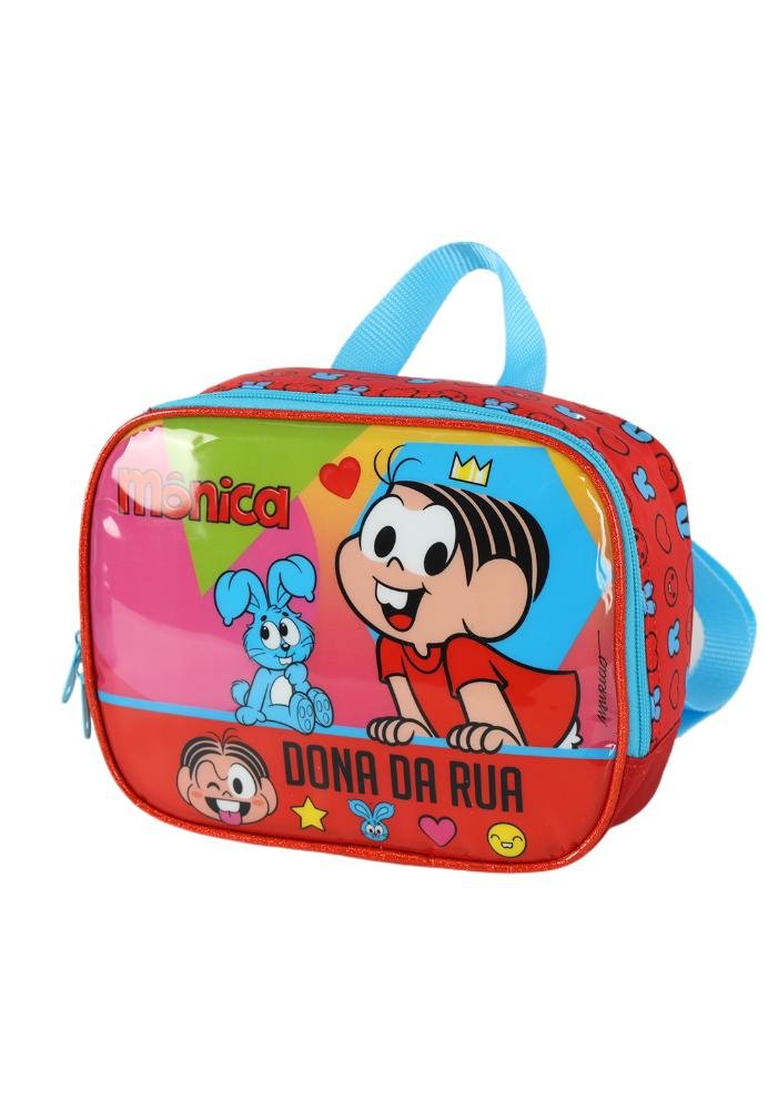 Lancheira Escolar Infantil Turma da Monica Up4you Vermelho 3