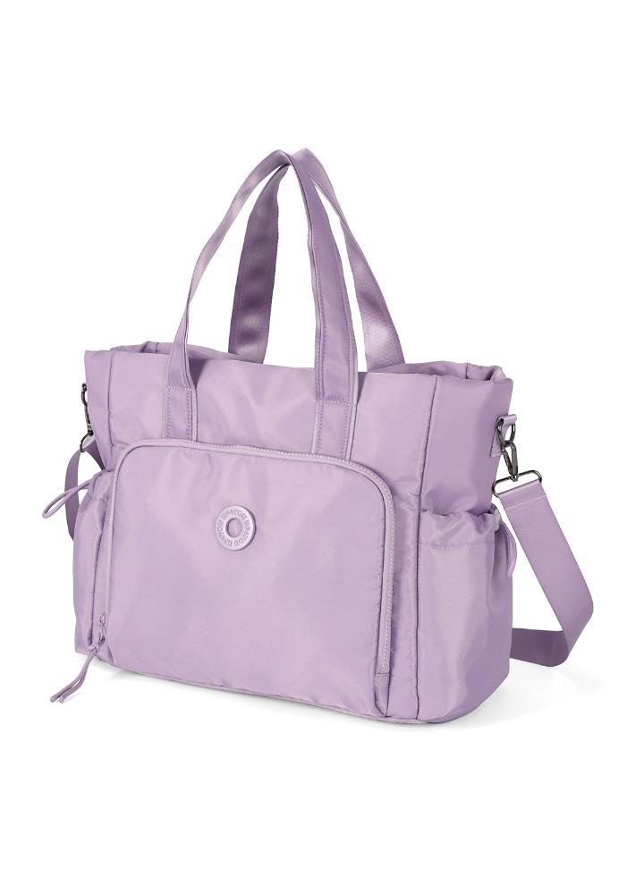 Bolsa Tote Bag College Grande Lilás 3