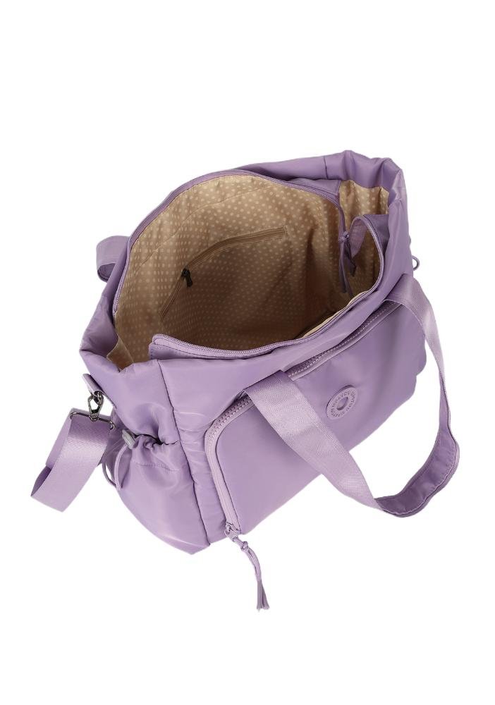 Bolsa Tote Bag College Grande Lilás 5