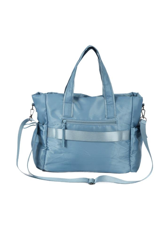 Bolsa Tote Bag College Grande Azul Claro 4