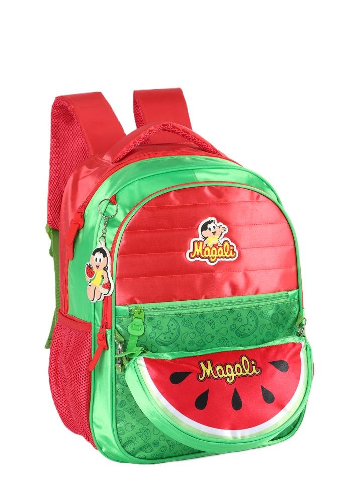 Mochila De Costas Turma Da Monica Com Bolso Removivél Up4you Vermelho 2