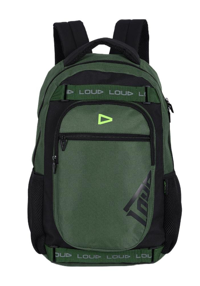 Mochila De Costas Juvenil Loud Team Up4you Verde/Preto 1