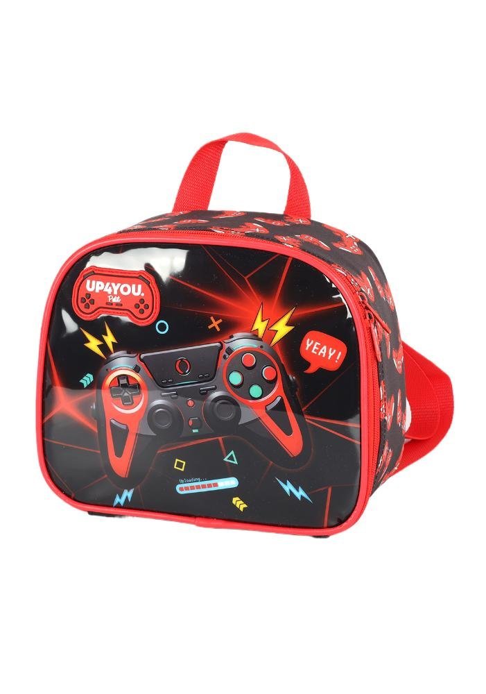 Lancheira Escolar Infantil Gamer Média By Up4you Vermelho 2