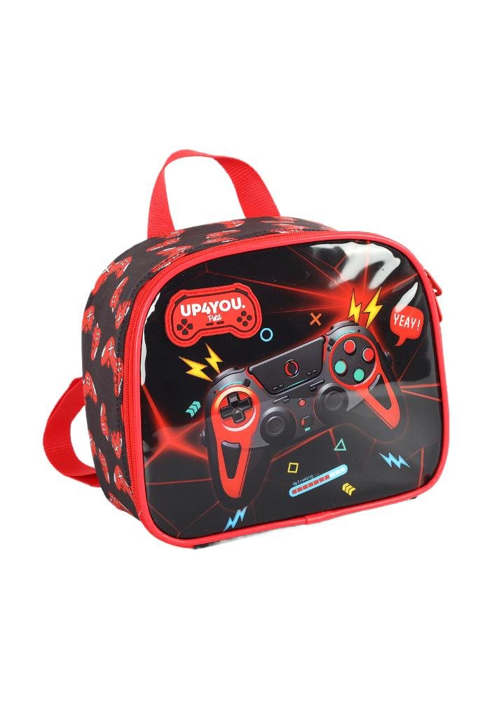 Lancheira Escolar Infantil Gamer Média By Up4you Vermelho 3