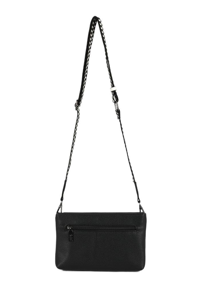 Bag Média Transversal Feminina by Up4you Preto 2