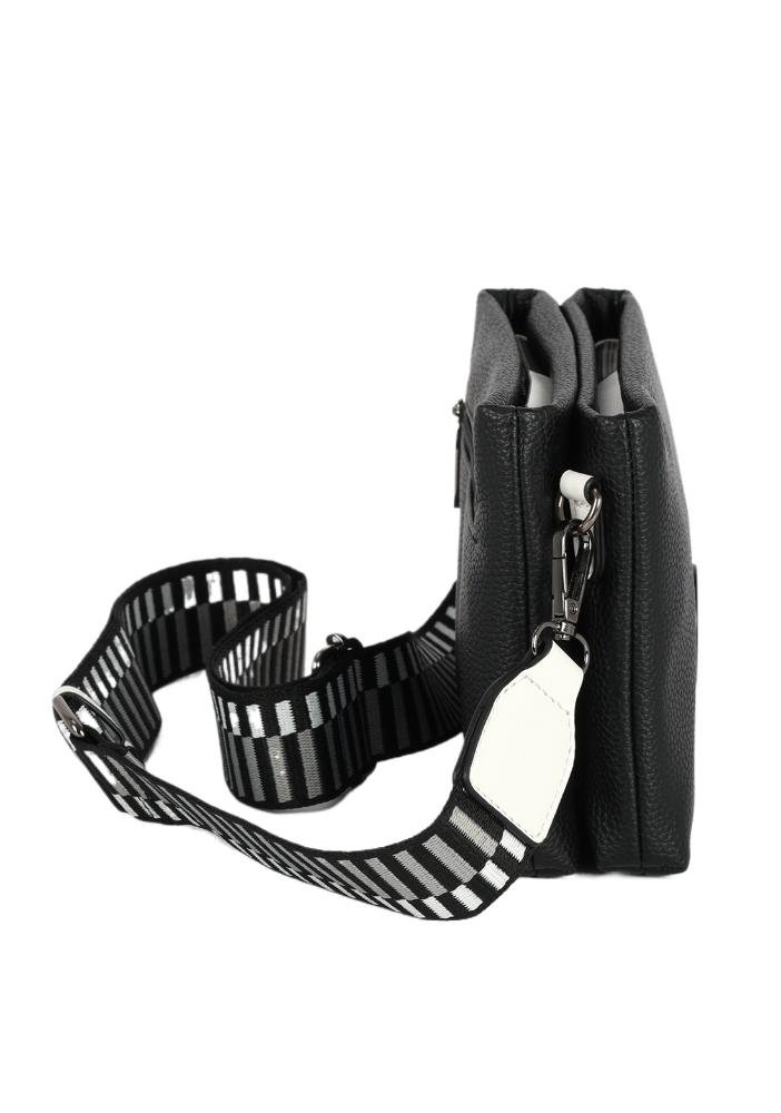 Bag Média Transversal Feminina by Up4you Preto 8