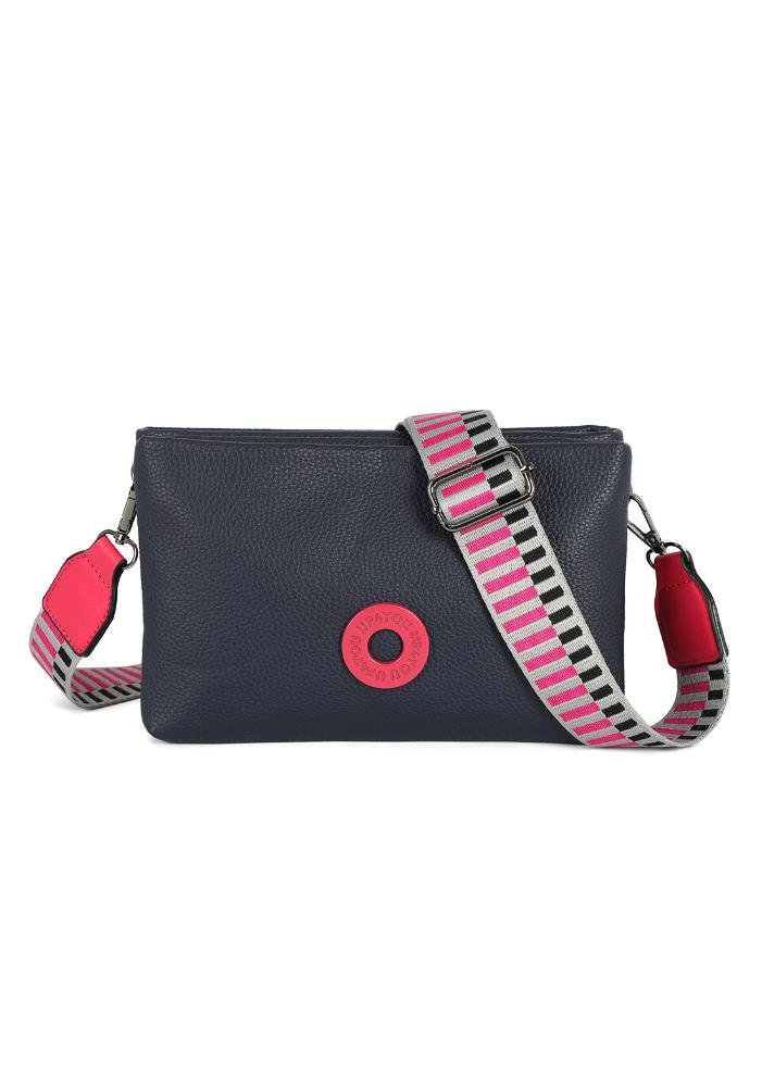 Bag Média Transversal Feminina by Up4you Azul Escuro 1
