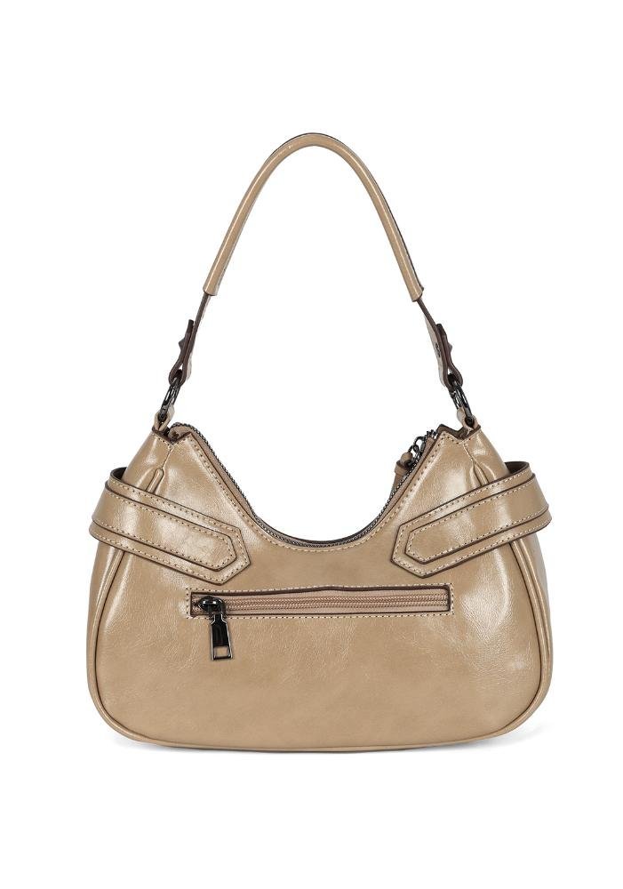 Bolsa Pequena Feminina Rock Gash Bege 5