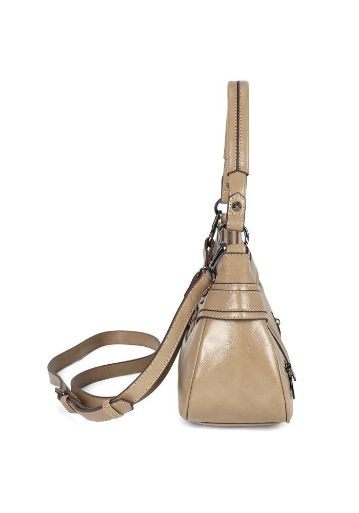 Bolsa Pequena Feminina Rock Gash Bege 6