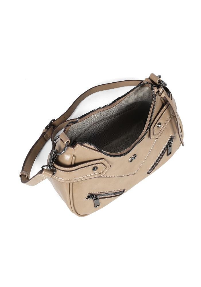 Bolsa Pequena Feminina Rock Gash Bege 8