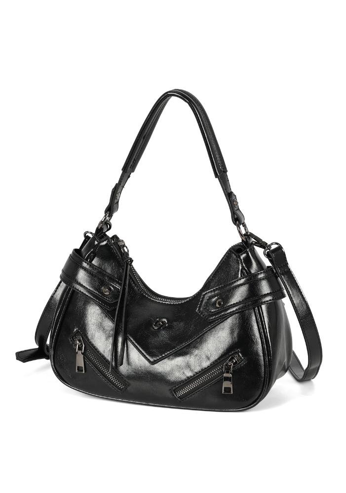 Bolsa Pequena Feminina Rock Gash Preto 2