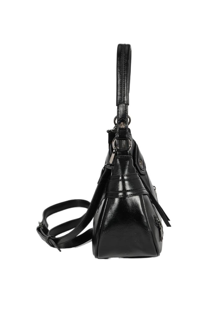Bolsa Pequena Feminina Rock Gash Preto 6