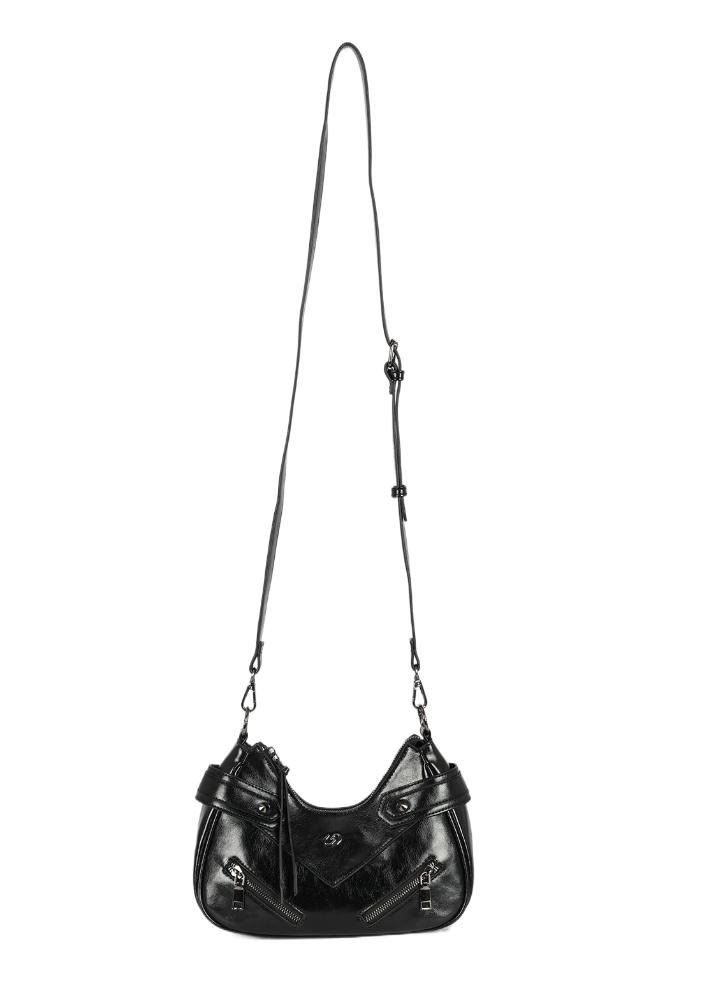 Bolsa Pequena Feminina Rock Gash Preto 7