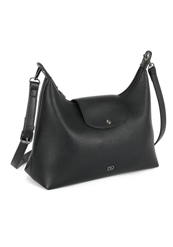 Bolsa Feminina Anne Gash Transversal Em PU Preto 2